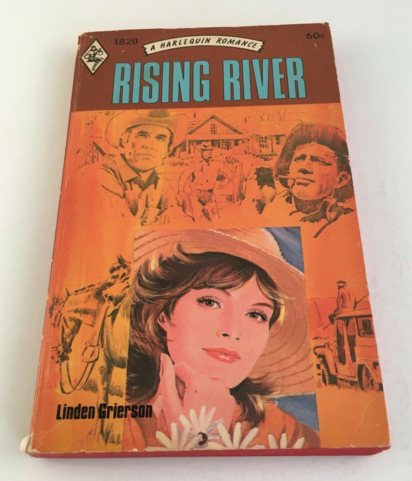 Rising River by Linden Grierson Vintage 1974 Harlequin Romance Paperback Ranch