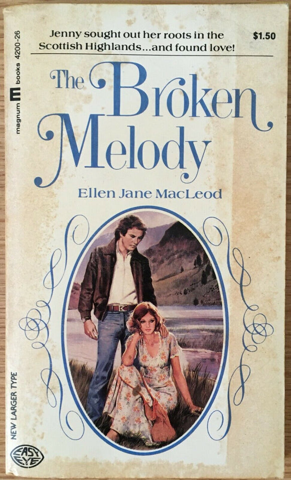 The Broken Melody by Ellen Jane MacLeod PB Paperback 1970 Vintage Magnum Romance